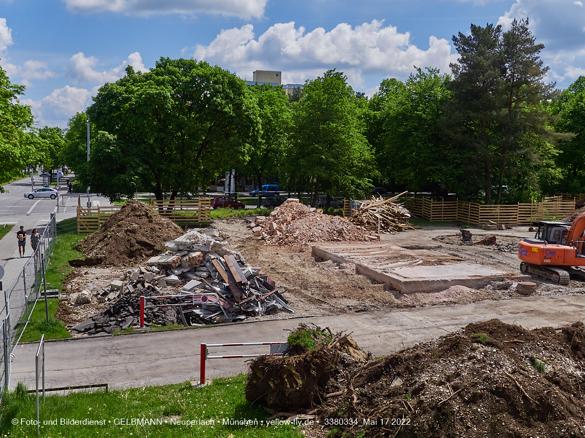 17.05.2022 - Baustelle am Haus für Kinder in Neuperlach
